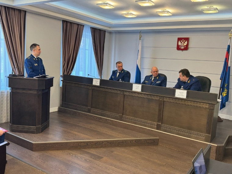 Заместитель Генерального прокурора Российской Федерации Алексей Захаров принял участие в заседании коллегии прокуратуры Новгородской области по итогам работы в 2024 году. Заместитель Генерального прокурора Российской Федерации Алексей Захаров принял участие в заседании коллегии прокуратуры Новгородской области по итогам работы в 2024 году.